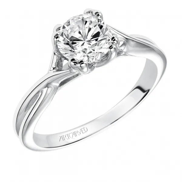 14K White Gold Engagement Ring Ambassador Diamond Jewelers Tucson, AZ
