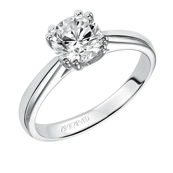 14K White Gold Engagement Ring Ambassador Diamond Jewelers Tucson, AZ