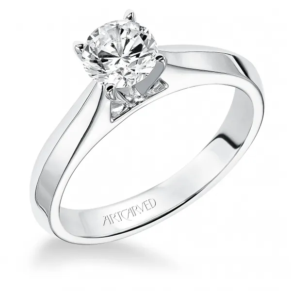 14K White Gold Engagement Ring Ambassador Diamond Jewelers Tucson, AZ