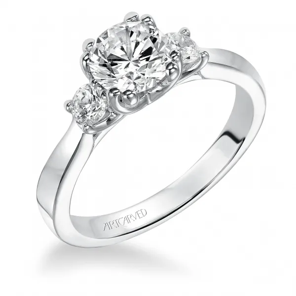 14K White Gold Engagement Ring Ambassador Diamond Jewelers Tucson, AZ