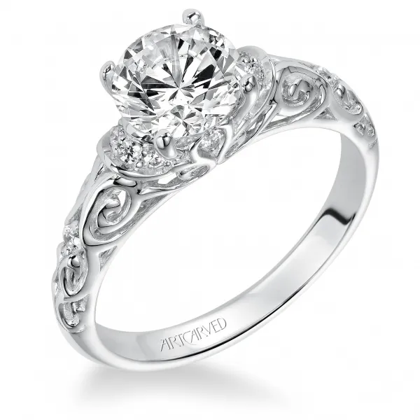 14K White Gold Engagement Ring Baxter's Fine Jewelry Warwick, RI
