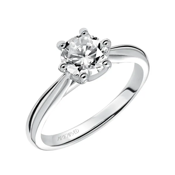14K White Gold Engagement Ring Ambassador Diamond Jewelers Tucson, AZ