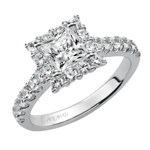 14K White Gold Engagement Ring Ambassador Diamond Jewelers Tucson, AZ
