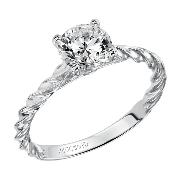 14K White Gold Engagement Ring Ambassador Diamond Jewelers Tucson, AZ