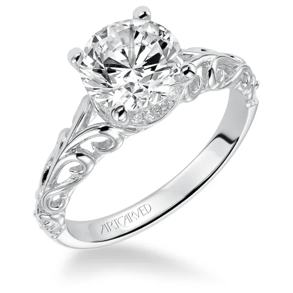 14K White Gold Engagement Ring Baxter's Fine Jewelry Warwick, RI