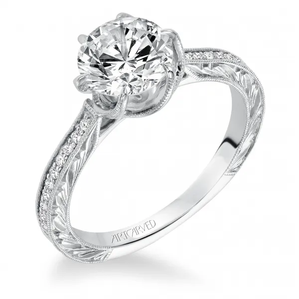 14K White Gold Engagement Ring Baxter's Fine Jewelry Warwick, RI