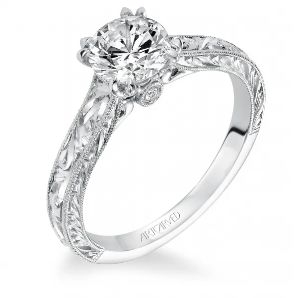 14K White Gold Engagement Ring Baxter's Fine Jewelry Warwick, RI