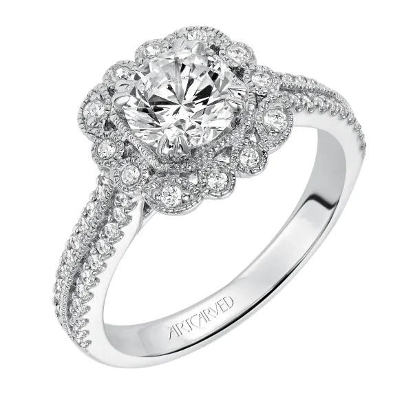 14K White Gold Engagement Ring Baxter's Fine Jewelry Warwick, RI