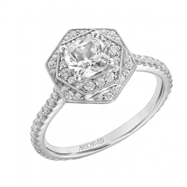 Vintage Inspired Diamond Engagement Ring Baxter's Fine Jewelry Warwick, RI