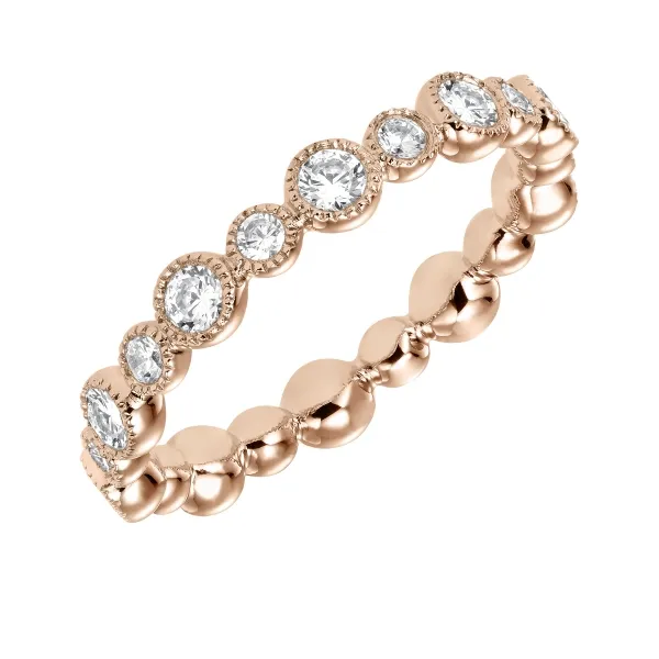 14K Rose Gold Anniversary Band Ambassador Diamond Jewelers Tucson, AZ