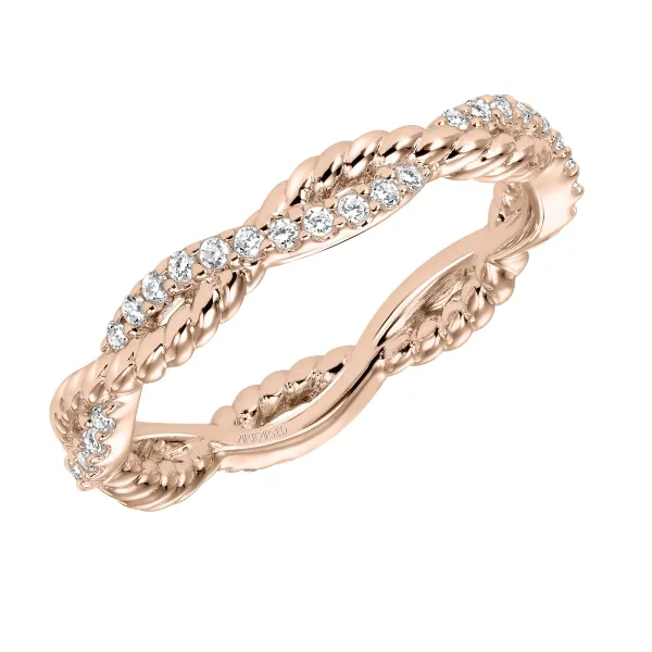 14K Rose Gold Anniversary Band Ambassador Diamond Jewelers Tucson, AZ