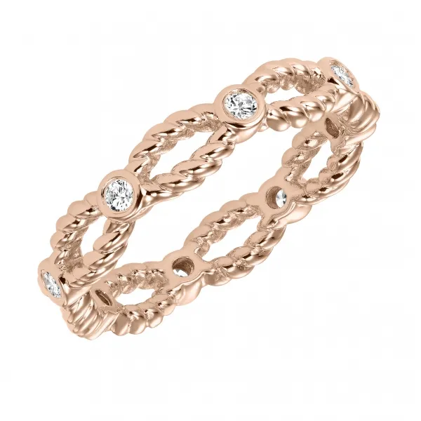14K Rose Gold Anniversary Band Ambassador Diamond Jewelers Tucson, AZ