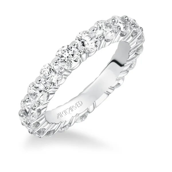 18K White Gold Anniversary Band Baxter's Fine Jewelry Warwick, RI