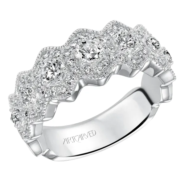 14K White Gold Anniversary Band Ambassador Diamond Jewelers Tucson, AZ