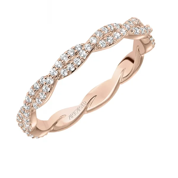 14K Rose Gold Anniversary Band Ambassador Diamond Jewelers Tucson, AZ