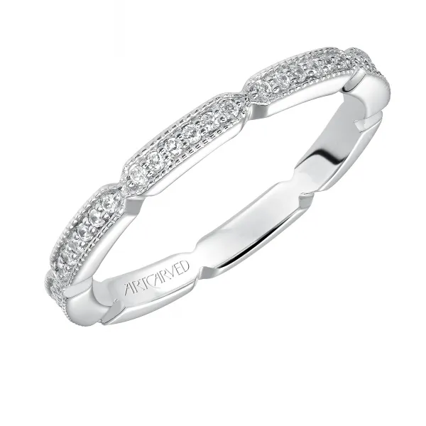 14K White Gold Wedding Band Baxter's Fine Jewelry Warwick, RI