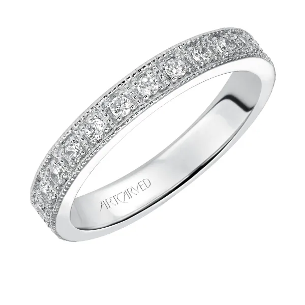 14K White Gold Wedding Band Ambassador Diamond Jewelers Tucson, AZ