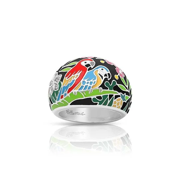 Macaw Black Ring Ask Design Jewelers Olean, NY