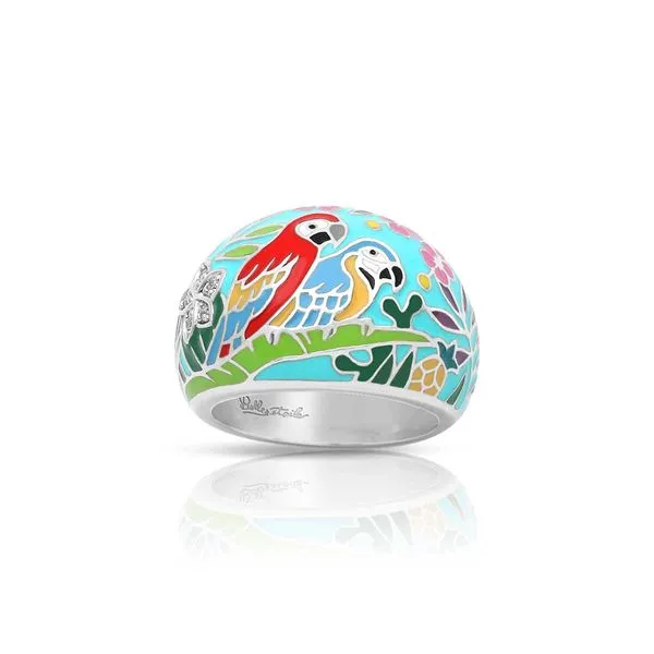 Macaw Black Ring Image 2 Ask Design Jewelers Olean, NY