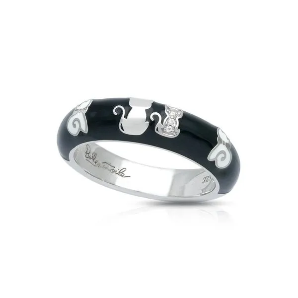 Cats Black Ring Jewelry Design Studio Jensen Beach, FL
