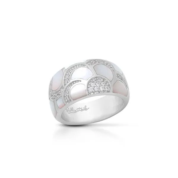 Adina White MOP Ring Ask Design Jewelers Olean, NY