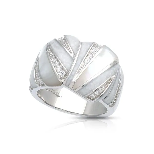 Palazzo White Ring Jewelry Design Studio Jensen Beach, FL