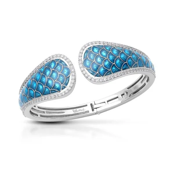 Marina Sea Blue Bangle Image 2 Ask Design Jewelers Olean, NY