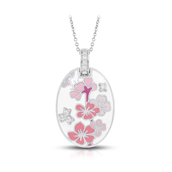Sakura Black Pendant Image 2 Ask Design Jewelers Olean, NY