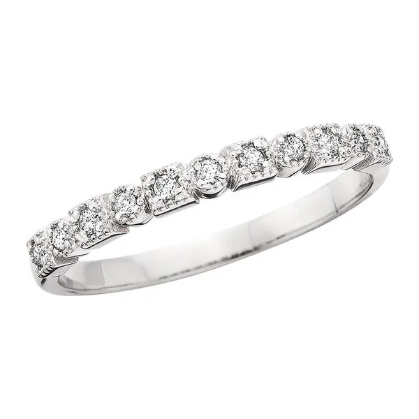 10K Stackable Diamond Band Image 2 Tennies Jewelry Appleton, WI