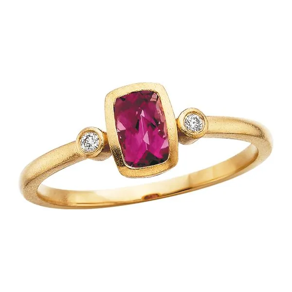 Rhodolite Ring .03tdw Image 2 Tennies Jewelry Appleton, WI