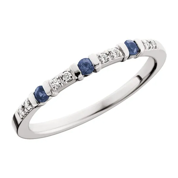Sapphire and Diamond Ring Image 2 Tennies Jewelry Appleton, WI