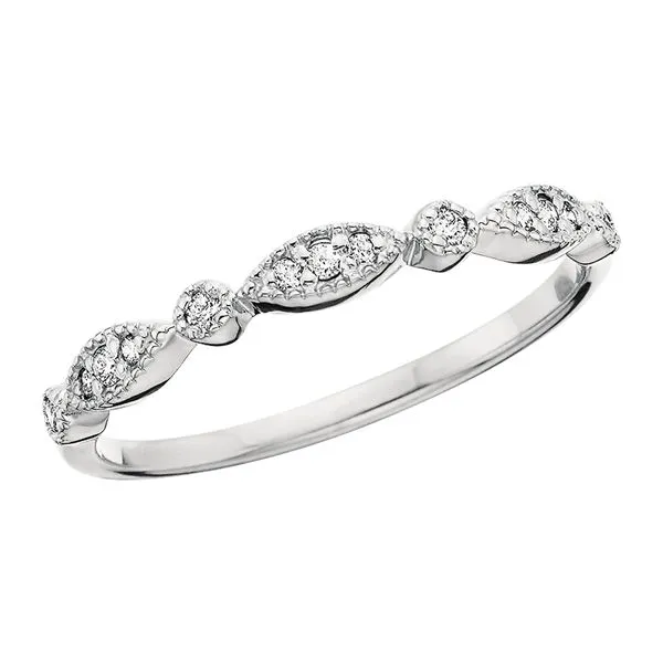 10K Stackable Diamond Band Image 4 Tennies Jewelry Appleton, WI