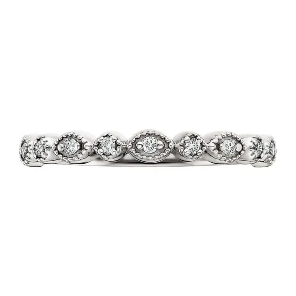 10K Stackable Diamond Band Image 2 Tennies Jewelry Appleton, WI
