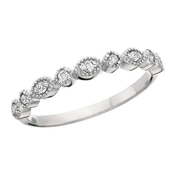 10K Stackable Diamond Band Image 4 Tennies Jewelry Appleton, WI