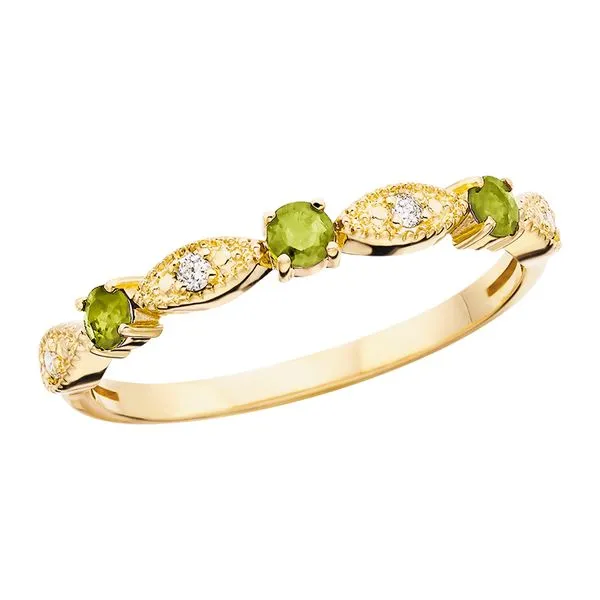 Emerald and Diamond Ring .04td Image 2 Tennies Jewelry Appleton, WI