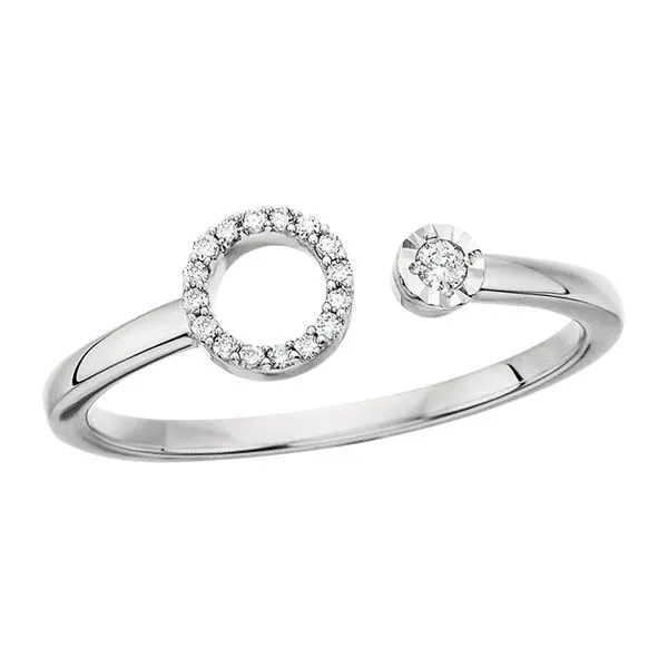 Circle Open Ring .07tw Tennies Jewelry Appleton, WI