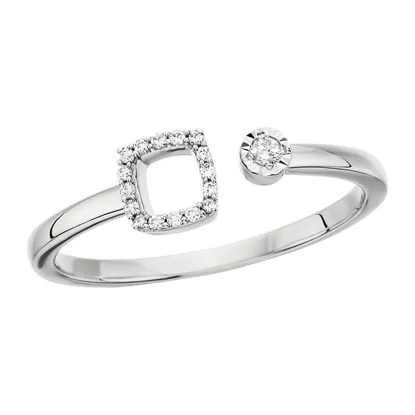 Cushion Open Ring .07tw Tennies Jewelry Appleton, WI