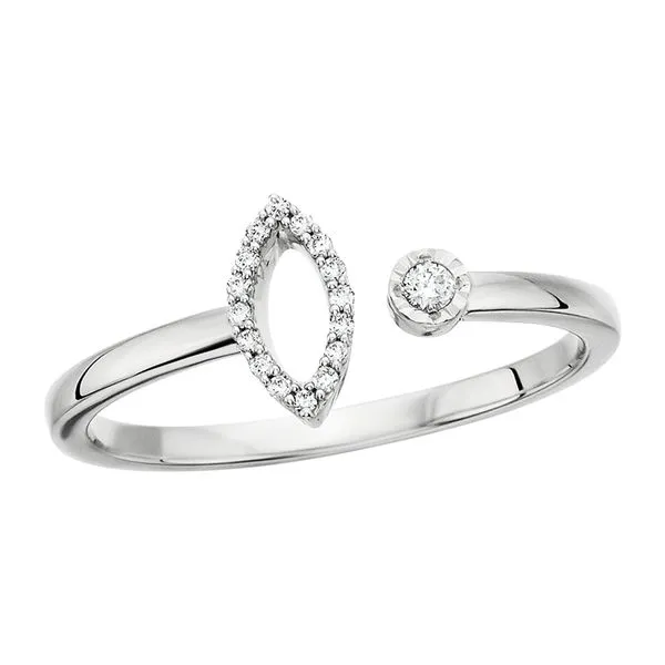 Marquise Open Ring .07tw Tennies Jewelry Appleton, WI