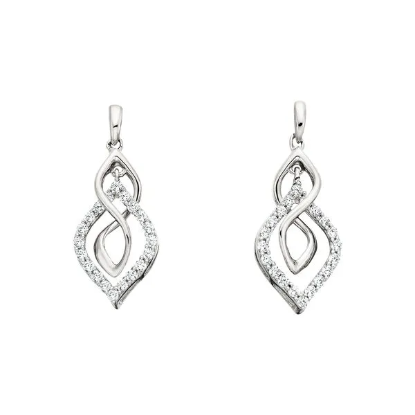 Diamond Twist Earrings .20tw Tennies Jewelry Appleton, WI
