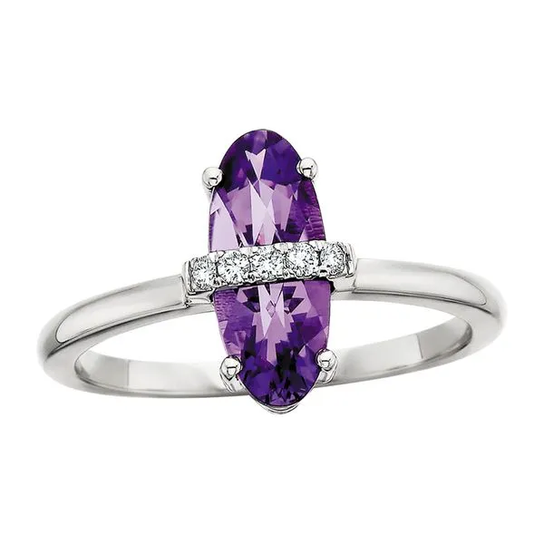 Amethyst Ring .05tdw Tennies Jewelry Appleton, WI