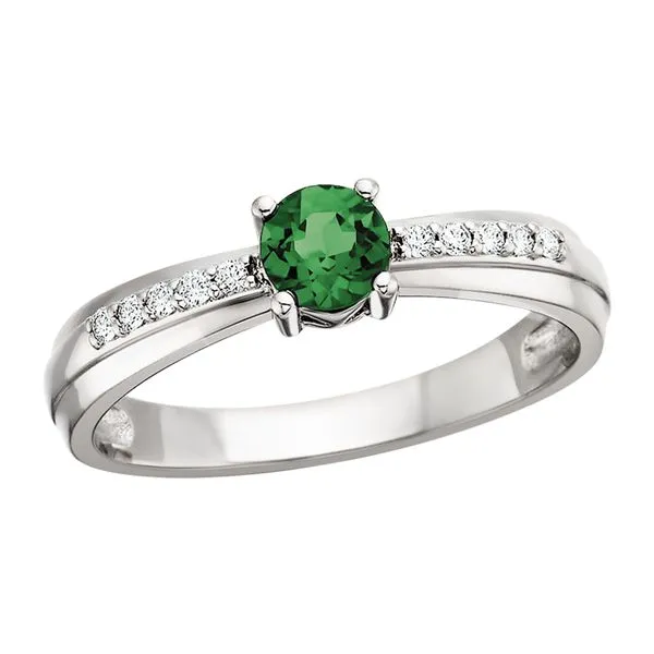 Created Ruby Ring .08tdw Image 5 Tennies Jewelry Appleton, WI