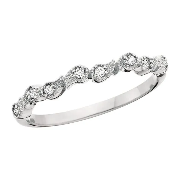 14K Stackable Diamond Band Image 4 Tennies Jewelry Appleton, WI
