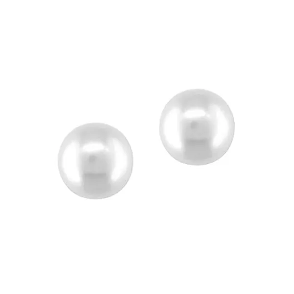 7.0mm Cultured Akoya Pearl Stu Image 2 Tennies Jewelry Appleton, WI