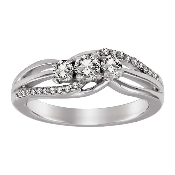 1/4tw White Gold Dia Ring Tennies Jewelry Appleton, WI