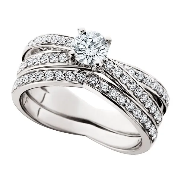 .60tw Bridal Set Semi Mount Tennies Jewelry Appleton, WI