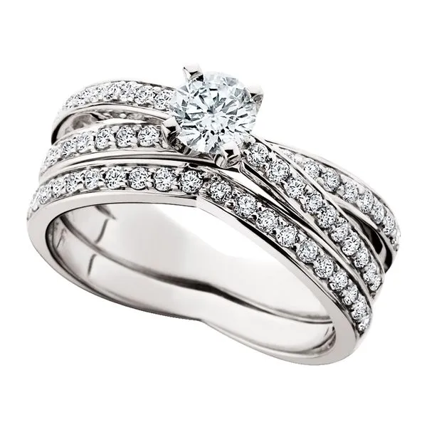 .60tw Bridal Set Semi Mount Image 2 Tennies Jewelry Appleton, WI