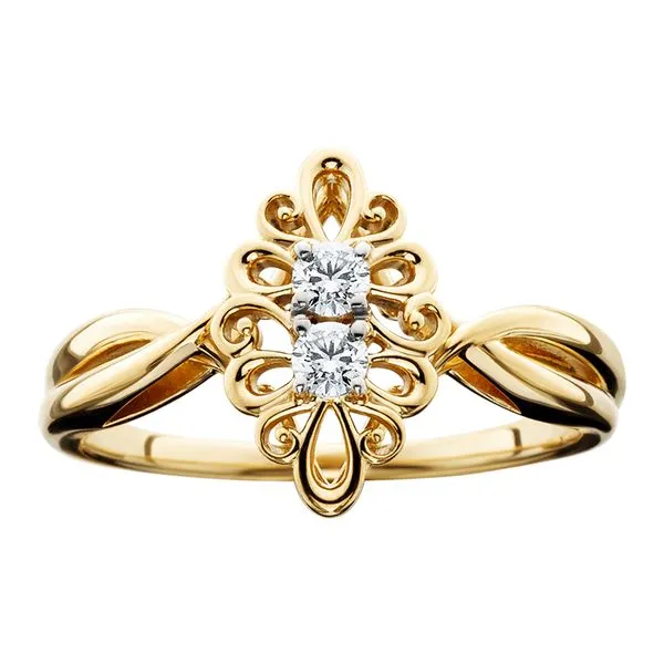 14k Two Stone Diamond Ring Image 2 Tennies Jewelry Appleton, WI