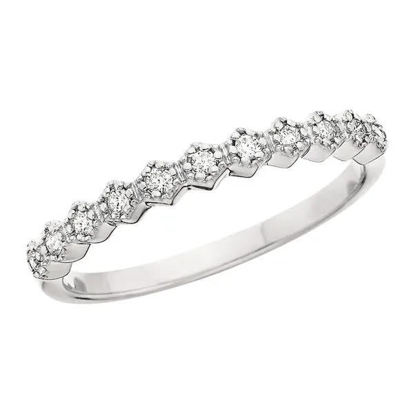 14K Stackable Diamond Band Image 4 Tennies Jewelry Appleton, WI