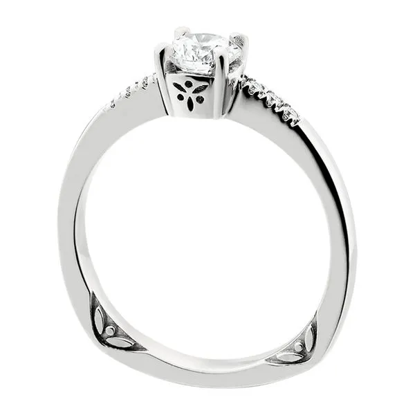 14K White Diamond Engagement Semi Image 2 Tennies Jewelry Appleton, WI