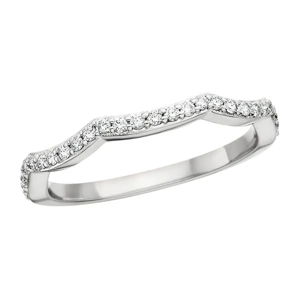 14K White Diamond Twist Semi Image 2 Tennies Jewelry Appleton, WI